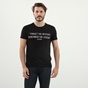 GAUDI-Ανδρικό t-shirt GAUDI μαύρο