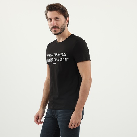 GAUDI-Ανδρικό t-shirt GAUDI μαύρο