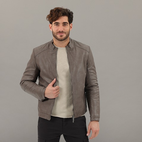 GAUDI-Ανδρικό jacket GAUDI γκρι