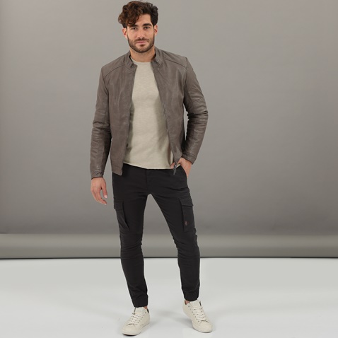 GAUDI-Ανδρικό jacket GAUDI γκρι