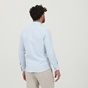 MARTIN & CO-Ανδρικό πουκάμισο MARTIN & CO 222-51-1165 slim σιέλ