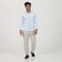 MARTIN & CO-Ανδρικό πουκάμισο MARTIN & CO 222-51-1165 slim σιέλ