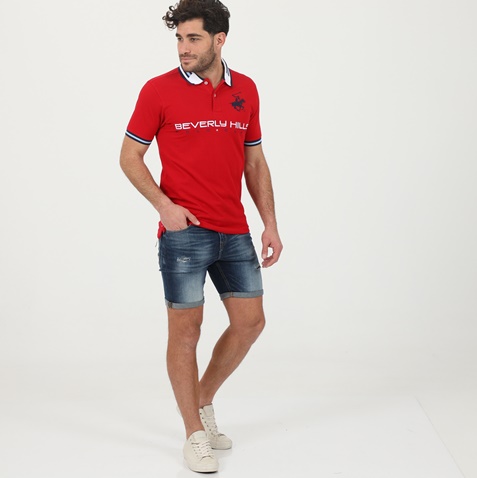 GAUDI-Ανδρική jean βερμούδα GAUDI GMC.1S1.022.025 μπλε denim