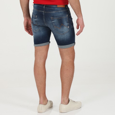 GAUDI-Ανδρική jean βερμούδα GAUDI GMC.1S1.022.025 μπλε denim