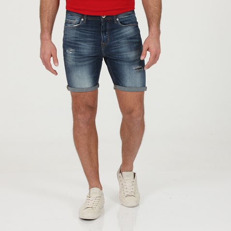 GAUDI-Ανδρική jean βερμούδα GAUDI GMC.1S1.022.025 μπλε denim