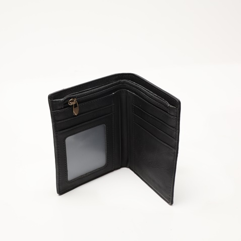 MARTIN & CO-Ανδρικό δερμάτινο πορτοφόλι MARTIN & CO 121-135-0005 μαύρο