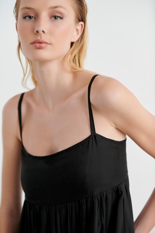 SUGARFREE-Γυναικείο maxi φόρεμα SUGARFREE 22805064 μαύρο