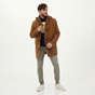 MARTIN & CO-Ανδρικό παλτό μοντγκόμερι MARTIN & CO 221-100-705 MONTGOMERY καφέ
