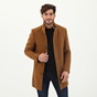 MARTIN & CO-Ανδρικό παλτό MARTIN & CO 221-101-724 SLIM COAT MAO καφέ 