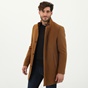 MARTIN & CO-Ανδρικό παλτό MARTIN & CO 221-101-724 SLIM COAT MAO καφέ 