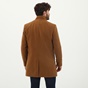 MARTIN & CO-Ανδρικό παλτό MARTIN & CO 221-101-724 SLIM COAT MAO καφέ 