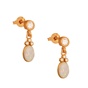 JEWELTUDE-Γυναικεία ασημένια σκουλαρίκια JEWELTUDE 14039 επίχρυσα