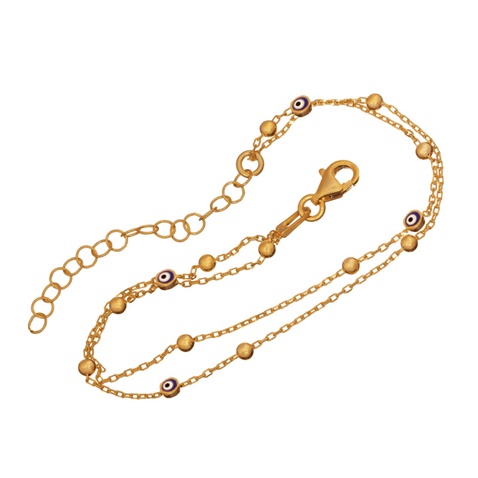 JEWELTUDE-Γυναικείο ασημένιο βραχιόλι JEWELTUDE 14059 επιχρυσωμένο