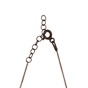 JEWELTUDE-Γυναικείο ασημένιο κοντό κολιέ JEWELTUDE 15586 μαύρο επίχρυσο 