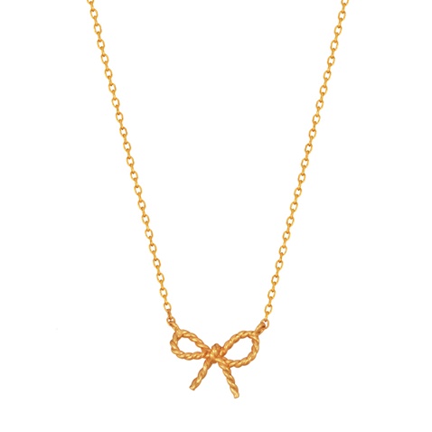 JEWELTUDE-Γυναικείο ασημένιο κολιέ JEWELTUDE 15793 με κίτρινη επιχρύσωση