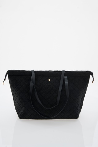 SUGARFREE-Μεγάλη τσάντα shopper παραλίας SUGARFREE 22819106 μαύρη