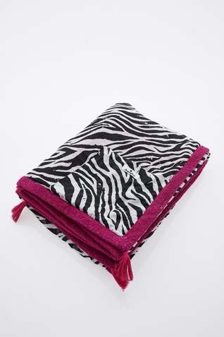 SUGARFREE-Πετσέτα παραλίας SUGARFREE 22819121 φούξια zebra