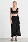 SUGARFREE-Γυναικείο cropped top beachwear SUGARFREE RIVERA 22818193 μαύρο