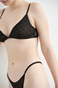 SUGARFREE-Τριγωνικό σουτιέν bralette SUGARFREE 22711014 μαύρο
