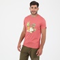 GREENWOOD-Ανδρικό t-shirt GREENWOOD T-SHIRT GRW01 FRUIT κοραλί