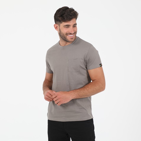 GREENWOOD-Ανδρικό t-shirt GREENWOOD T-SHIRT GRW02 CITY γκρι