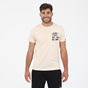 GREENWOOD-Ανδρικό t-shirt GREENWOOD GRW04 MORE GAME εκρού