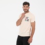 GREENWOOD-Ανδρικό t-shirt GREENWOOD GRW04 MORE GAME εκρού