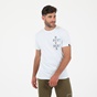 GREENWOOD-Ανδρικό t-shirt GREENWOOD GRW05 NEVER REST λευκό
