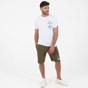 GREENWOOD-Ανδρικό t-shirt GREENWOOD GRW05 NEVER REST λευκό