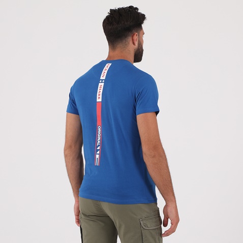 OCEAN SHARK-Ανδρικό t-shirt OCEAN SHARK OS02 μπλε royal 