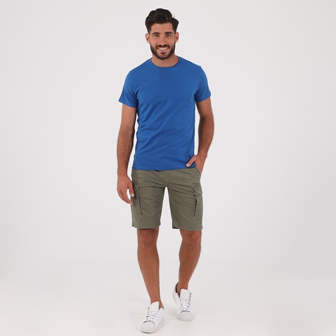 OCEAN SHARK-Ανδρικό t-shirt OCEAN SHARK OS02 μπλε royal 
