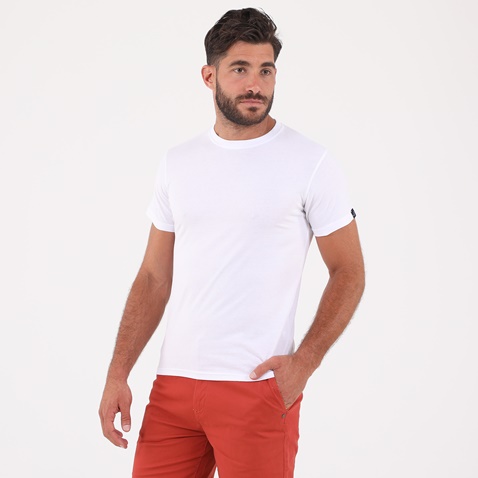 OCEAN SHARK-Ανδρικό t-shirt OCEAN SHARK OS02 GRAMMH άσπρο