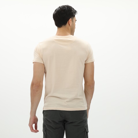 OCEAN SHARK-Ανδρικό t-shirt OCEAN SHARK 21D9093221 μπεζ