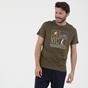 OCEAN SHARK-Ανδρικό t-shirt OCEAN SHARK OS06 SPORTS χακί