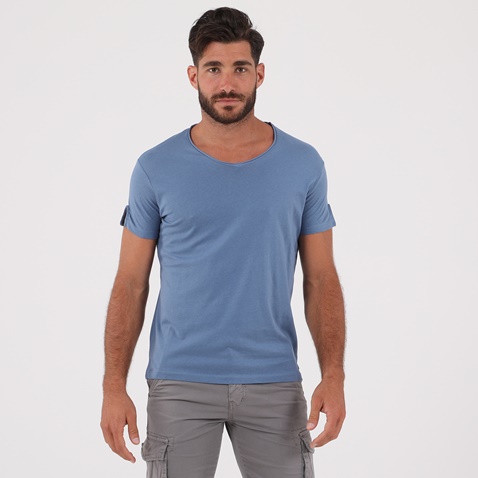 OCEAN SHARK-Ανδρικό t-shirt OCEAN SHARK OS07 R/N μπλε