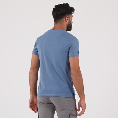 OCEAN SHARK-Ανδρικό t-shirt OCEAN SHARK OS07 R/N μπλε