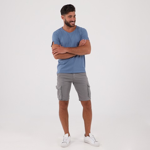 OCEAN SHARK-Ανδρικό t-shirt OCEAN SHARK OS07 R/N μπλε