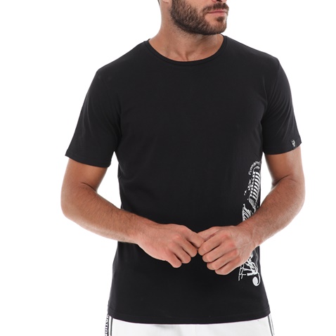 GREENWOOD-Ανδρικό t-shirt GREENWOOD μαύρο