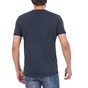 BATTERY-Ανδρική μπλούζα BATTERY SOLID 3 GARMENT DYΕ μπλε
