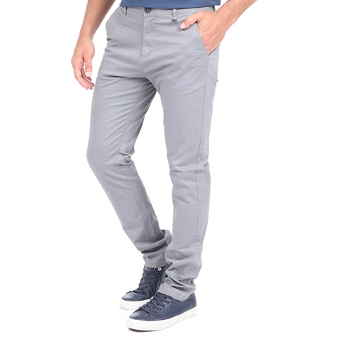 OCEAN SHARK-Ανδρικό chino παντελόνι OCEAN SHARK SOLID G/W γκρι
