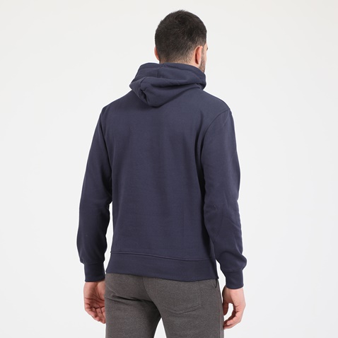 BATTERY-Ανδρική φούτερ μπλούζα BATTERY HOODIES BTR MAN μπλε μπορντό