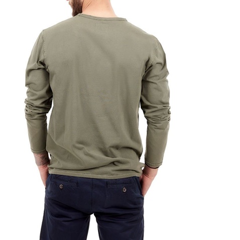 GREENWOOD-Ανδρική μπλούζα GREENWOOD JERSEY G/D GRW χακί