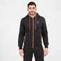 BATTERY-Ανδρική φούτερ ζακέτα BATTERY HOODIES FULL ZIP BTR μαύρη πορτοκαλί