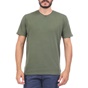 BATTERY-Ανδρική μπλούζα BATTERY SOLID1 GARMENT DYE χακί