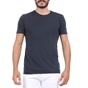 BATTERY-Ανδρική μπλούζα BATTERY SOLID 2 GARMENT DYΕ μπλε