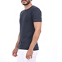 BATTERY-Ανδρική μπλούζα BATTERY SOLID 2 GARMENT DYΕ μπλε