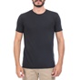 BATTERY-Ανδρική μπλούζα BATTERY SOLID 2 GARMENT DYΕ μαύρη