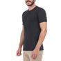 BATTERY-Ανδρική μπλούζα BATTERY SOLID 2 GARMENT DYΕ μαύρη