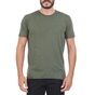 BATTERY-Ανδρική μπλούζα BATTERY SOLID 2 GARMENT DYΕ χακί