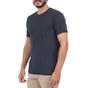 BATTERY-Ανδρική μπλούζα BATTERY SOLID GARMENT DYE μπλε